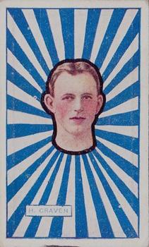 1921 J.J.Schuh Magpie Cigarettes Australian Footballers - Victorian League #16 Harold Craven Front
